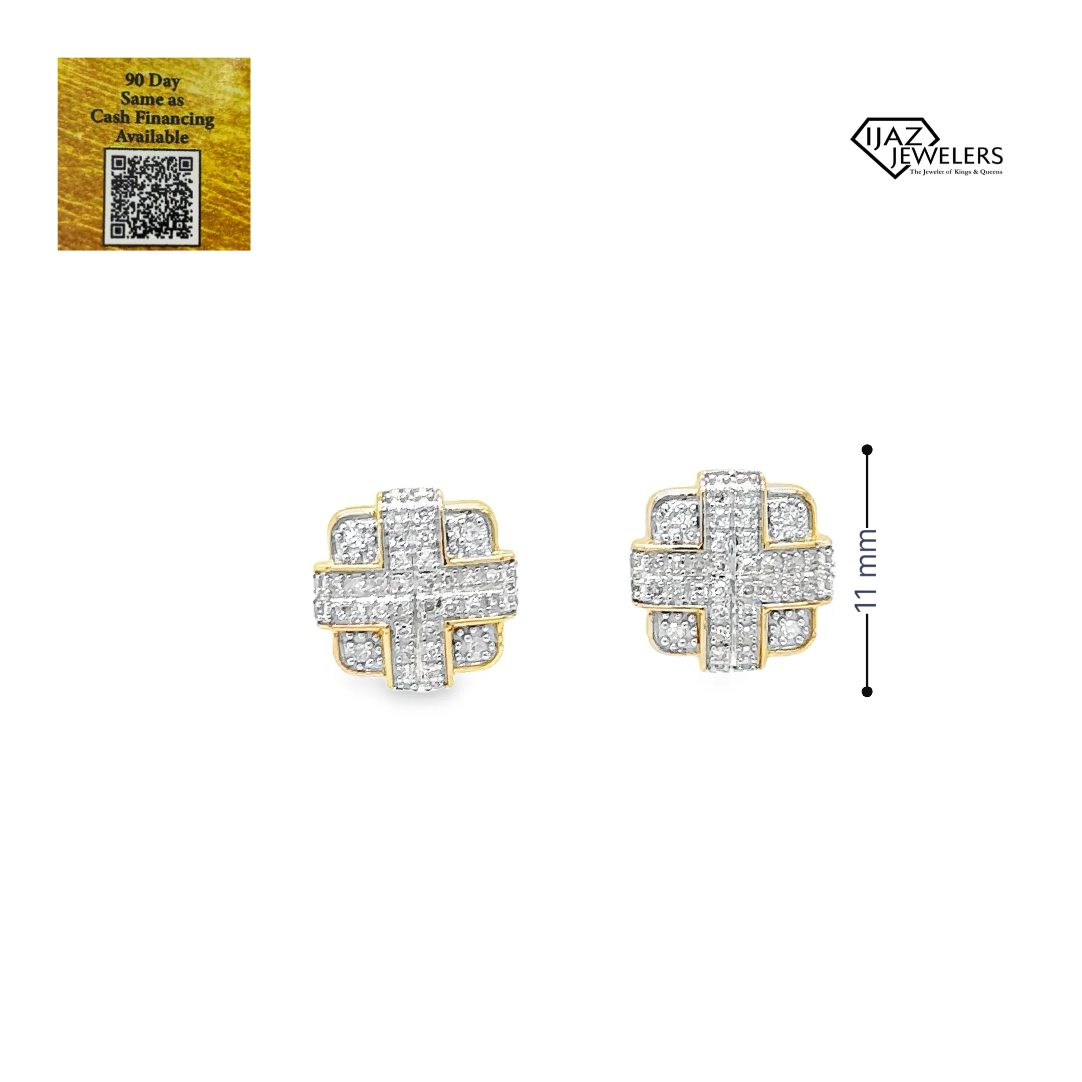 10K Gold 0.27 CTW Diamond Earrings