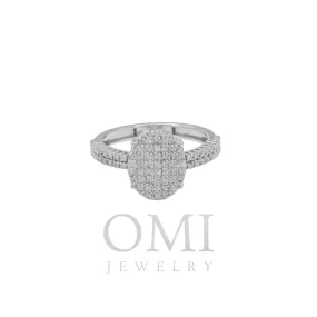 14K GOLD ROUND DIAMOND RING 0.74 CT