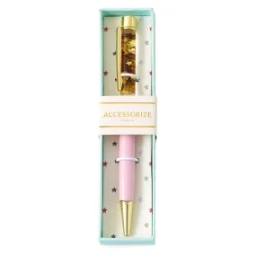 Accessorize London Girl's Pink London Confetti Pen