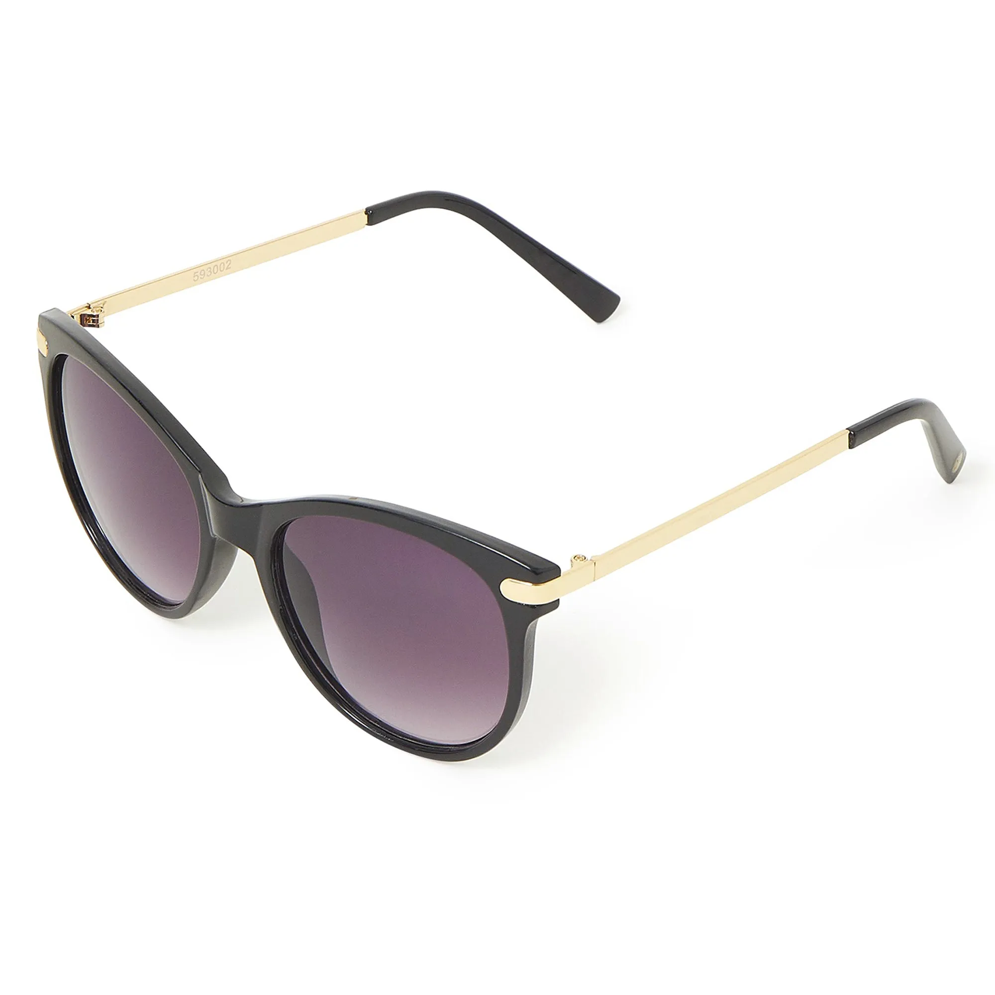 Accessorize London Women's Classic Metal Arm Sunglasses