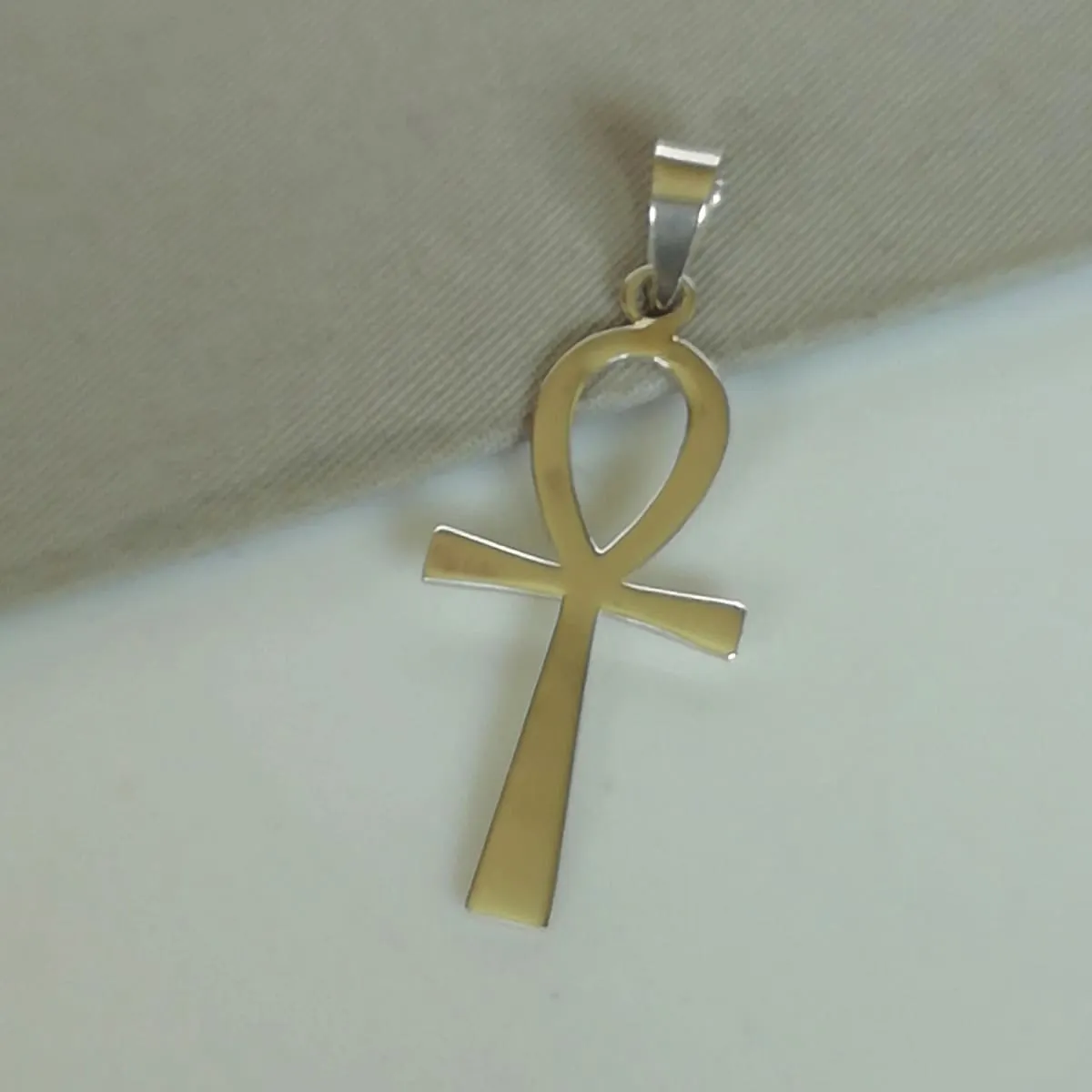 Ankh pendant -Sterling silver pendant- Ankh cross silver pendant - PD34