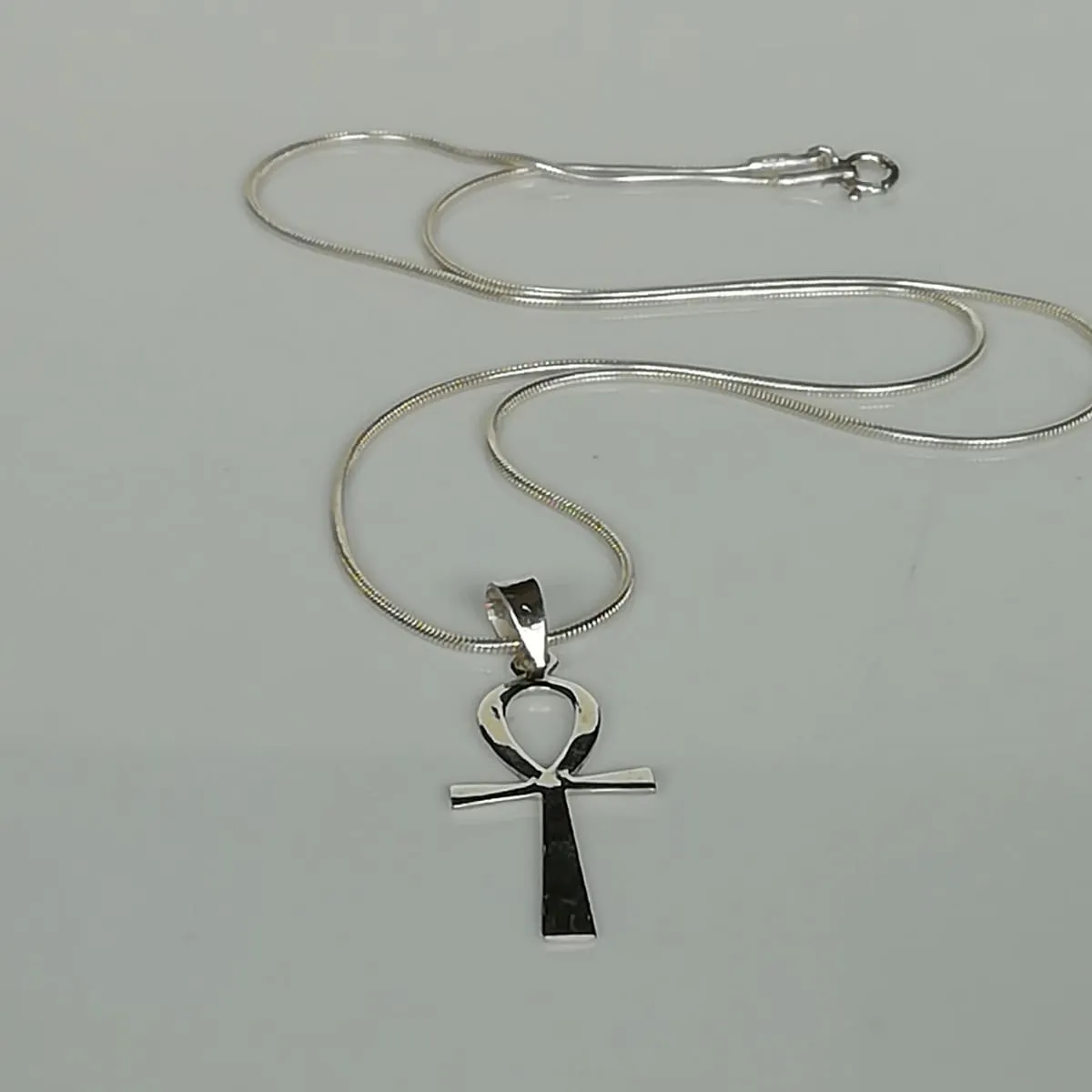 Ankh pendant -Sterling silver pendant- Ankh cross silver pendant - PD34