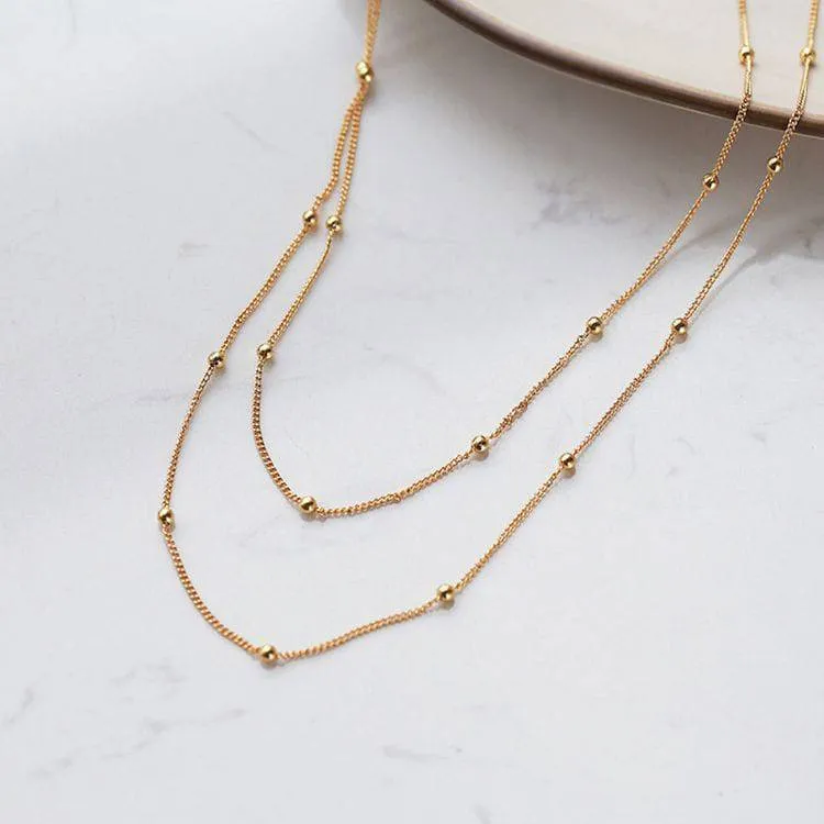 BAILEY Necklace Gold Vermeil