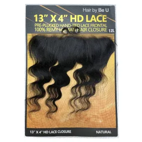 BE U 13X4 HD LACE FRONTAL CLOSURE | Hair by Be U Human Hair Frontal Closure