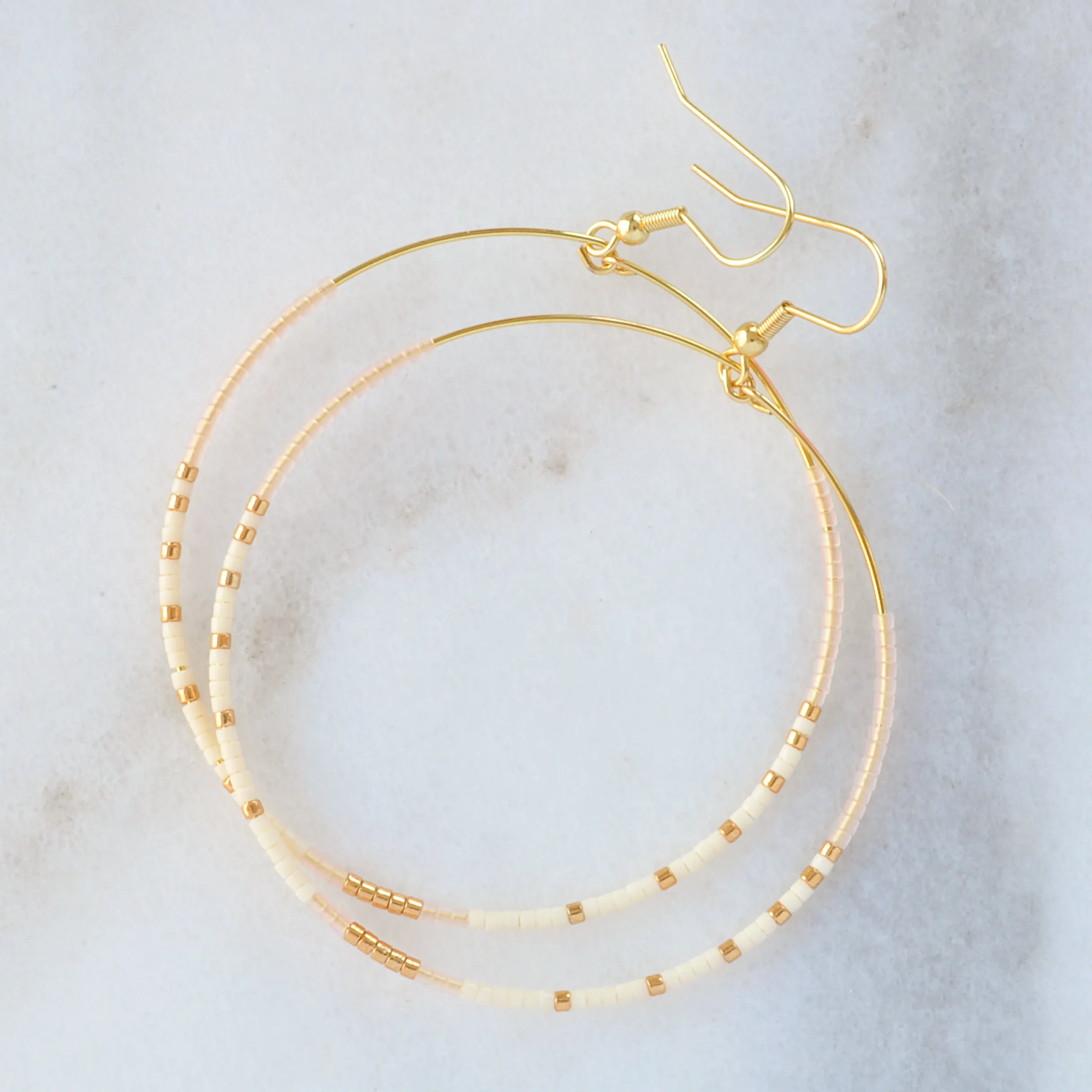 Big Beaded Hoops - THE ONES