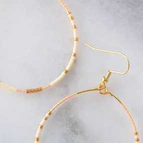 Big Beaded Hoops - THE ONES