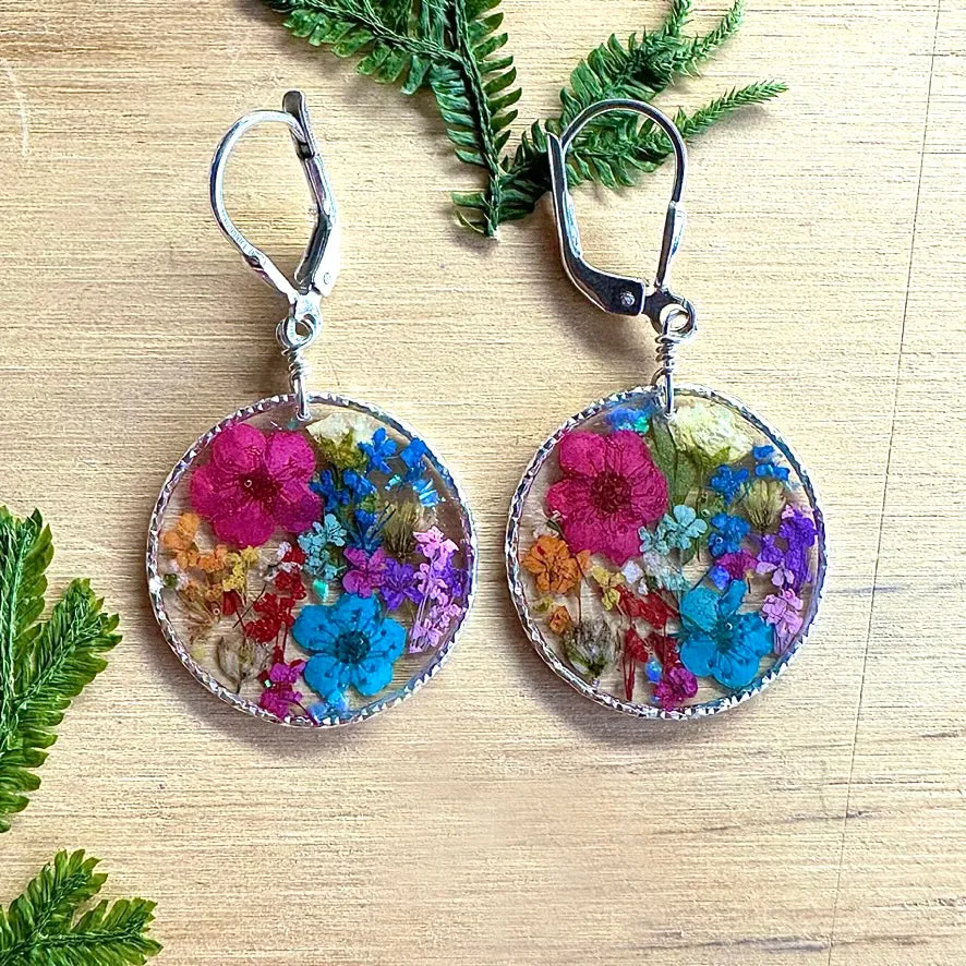 Botanical Flower Earrings - BG91