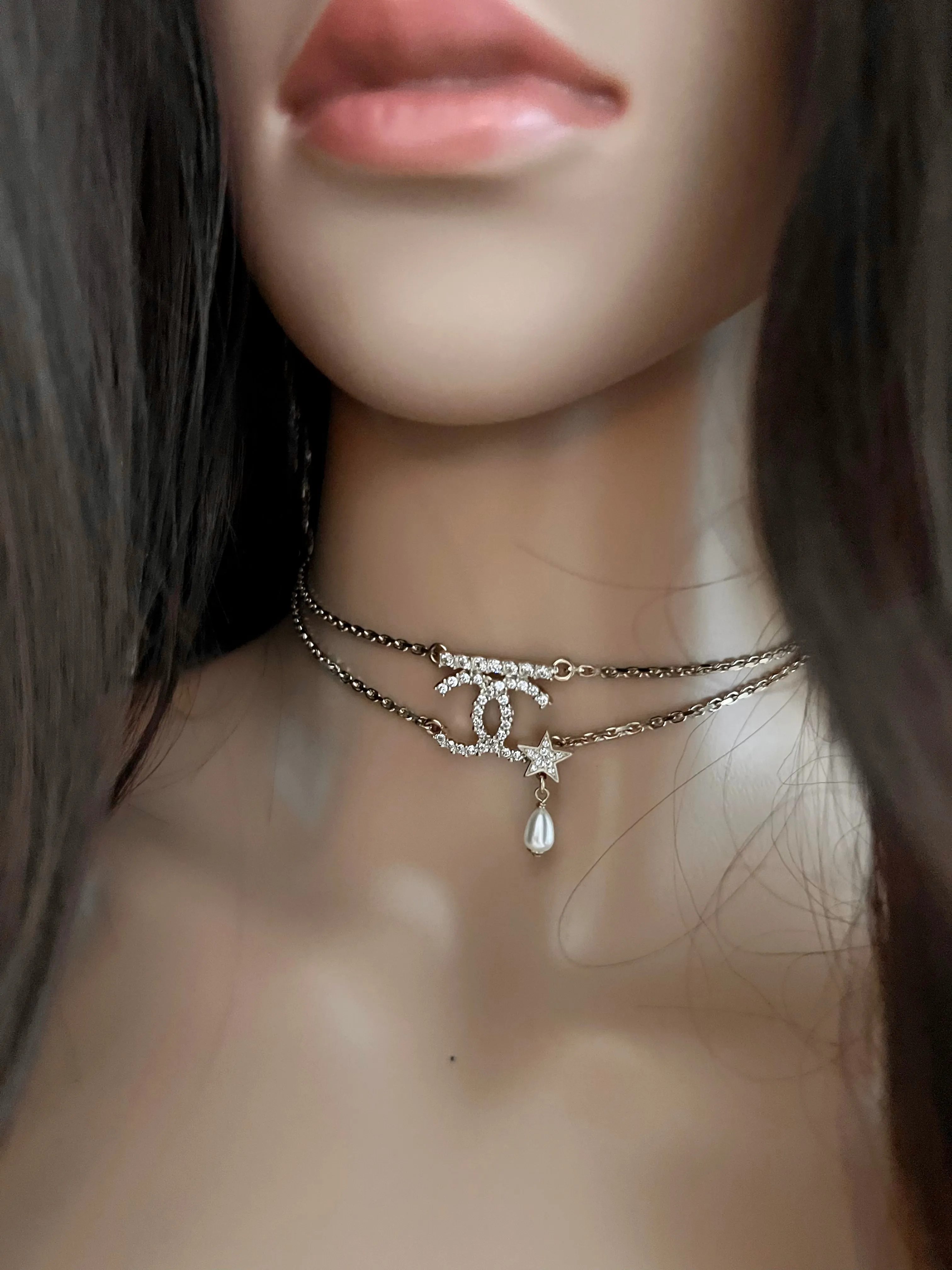 Chanel CC Crystal Choker