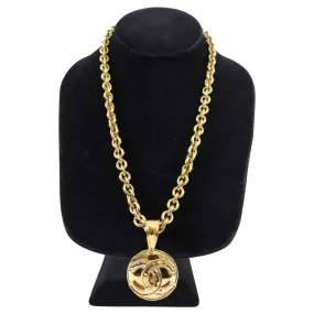 Chanel Vintage 1994 CC Medallion Chain Necklace