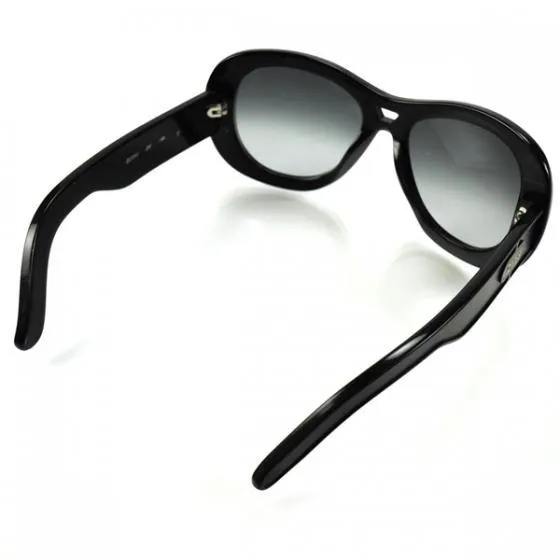 Chloe 2161 Oversized Sunglasses shinny BLACK C01 (CHLS1003) (S) Women's