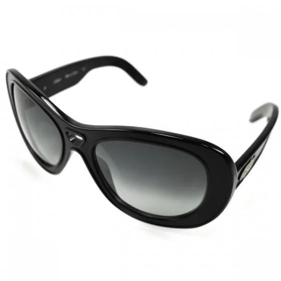 Chloe 2161 Oversized Sunglasses shinny BLACK C01 (CHLS1003) (S) Women's