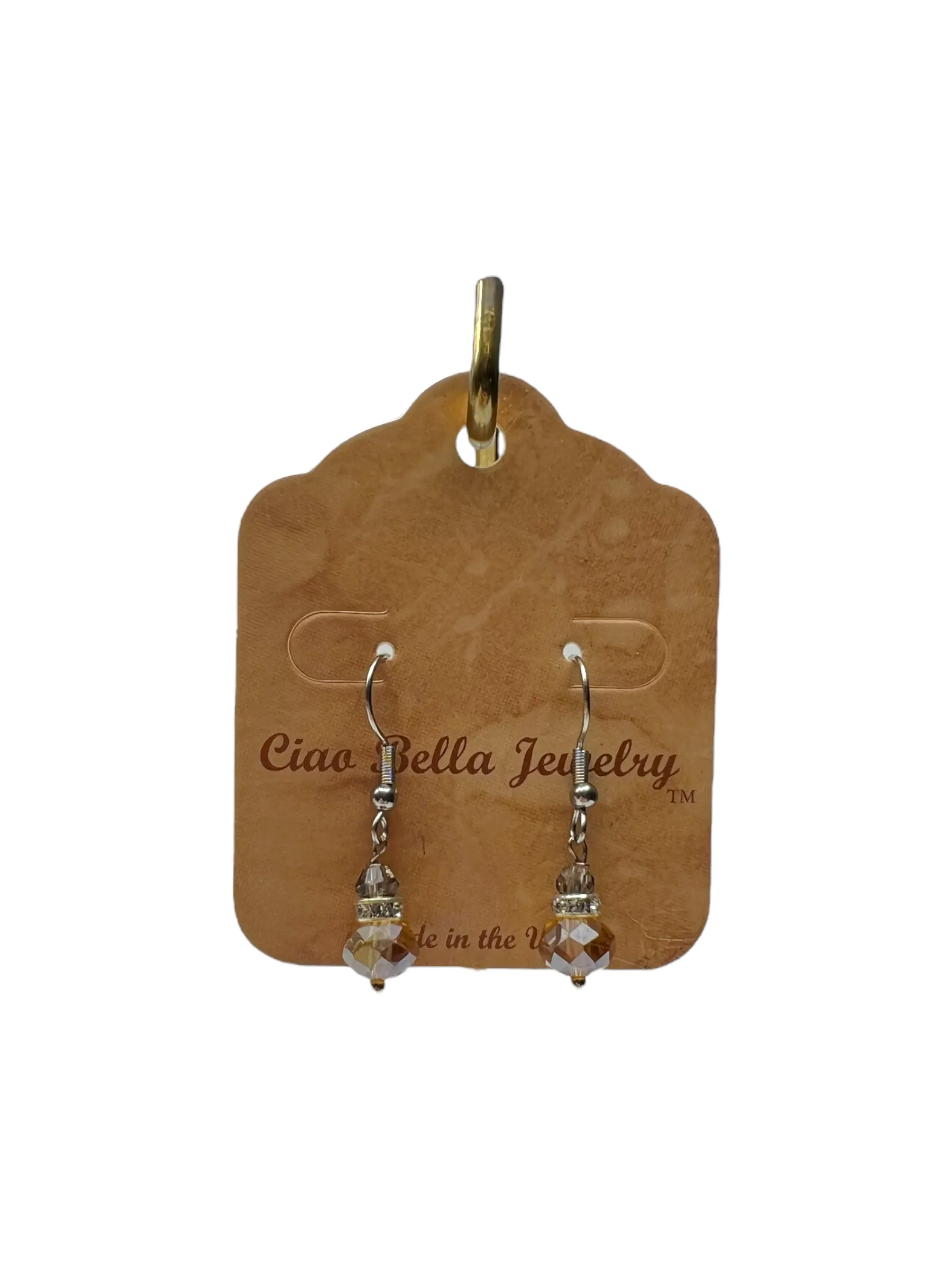 Colorful Gemstone Drop Earrings