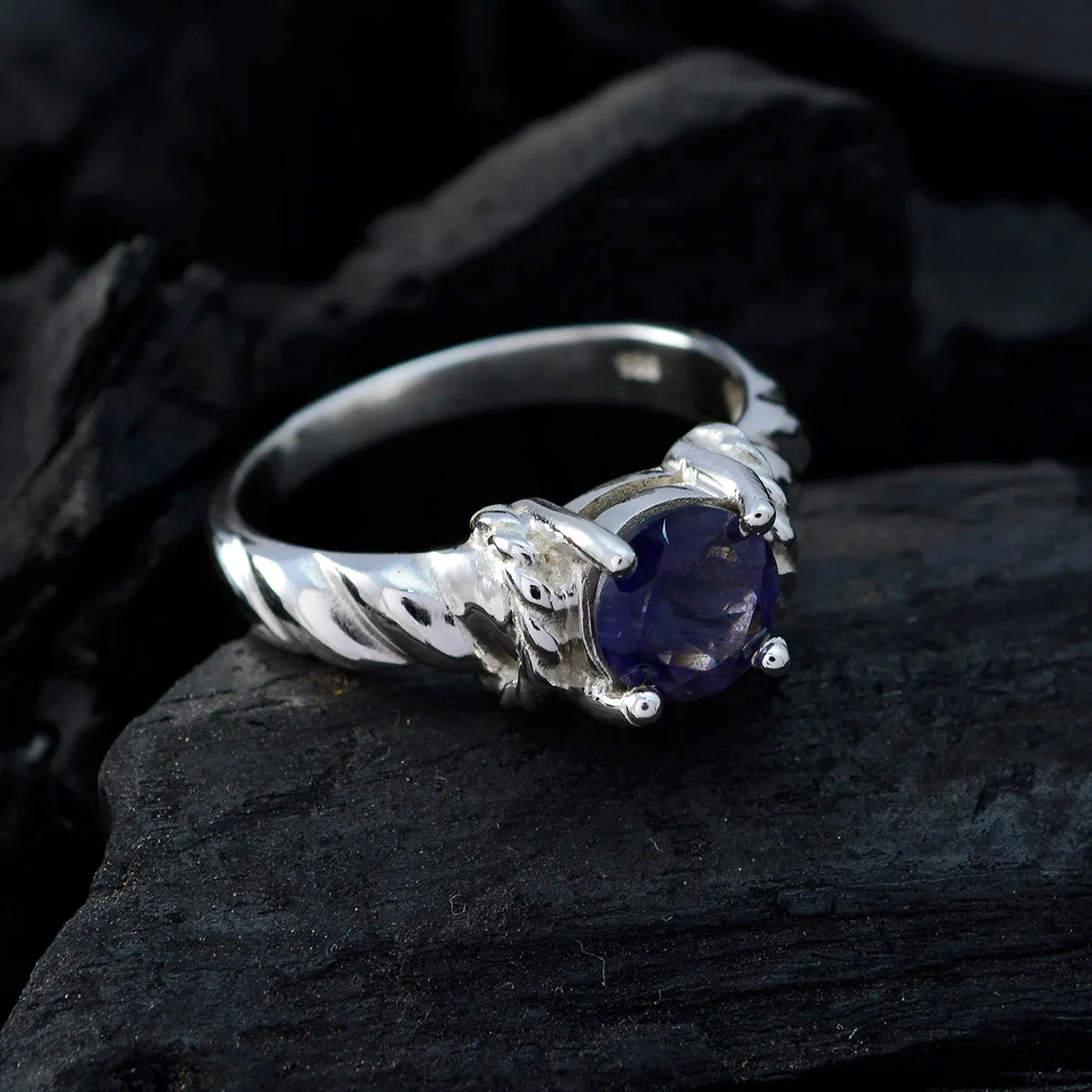 Comely Gems Iolite 925 Sterling Silver Ring Local Jewelry Stores