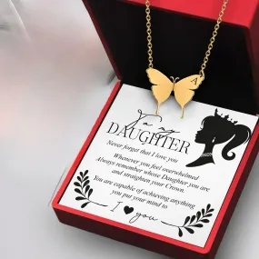 Customized Butterfly Shape Necklace