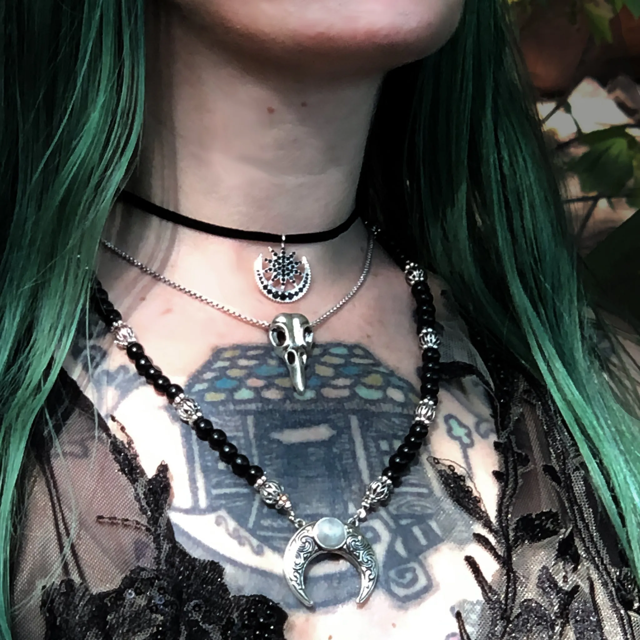 Dark Star Choker Necklace