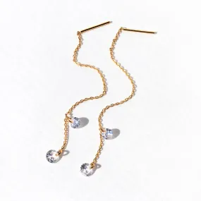 Dewdrop Threader Earrings