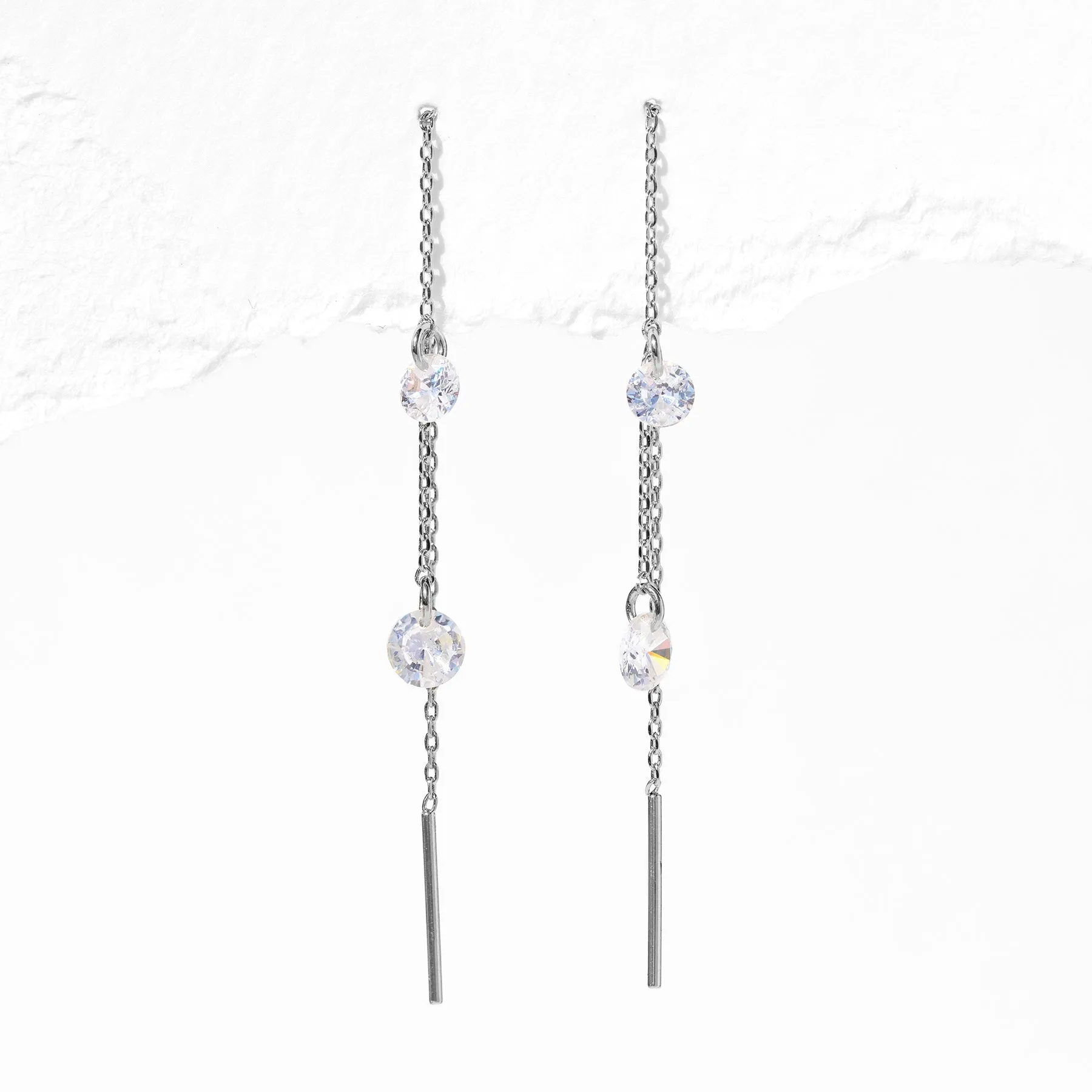 Dewdrop Threader Earrings