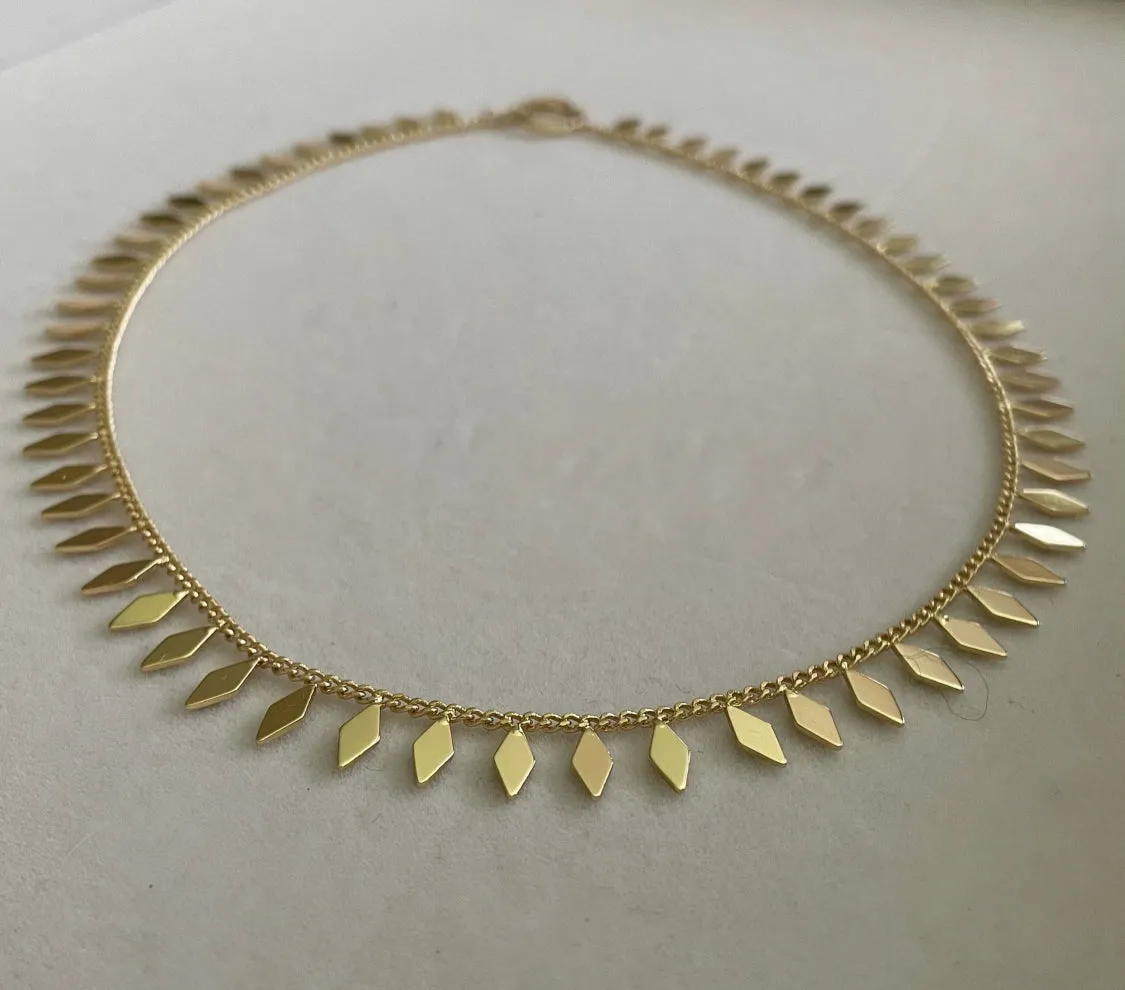 Diamonds In the Sky Gold Choker 