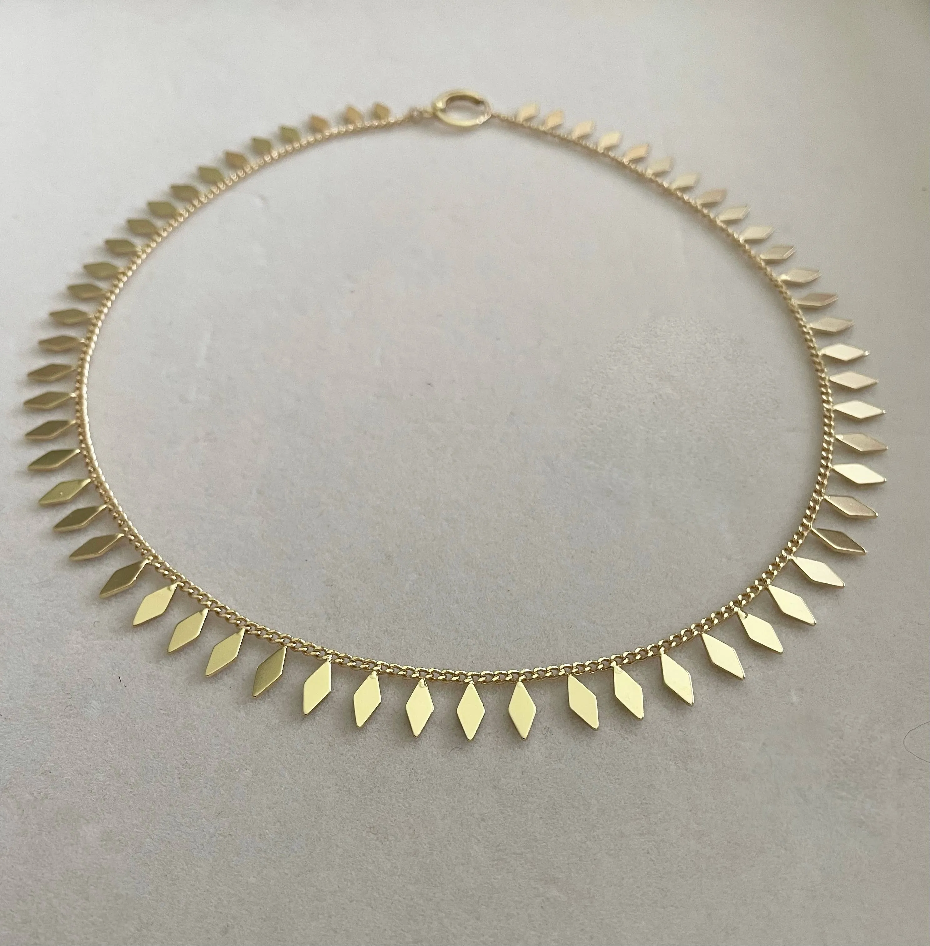 Diamonds In the Sky Gold Choker 