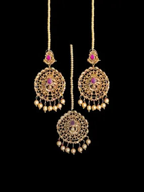 DJET25 gold plated earrings tika ( READY TO SHIP)