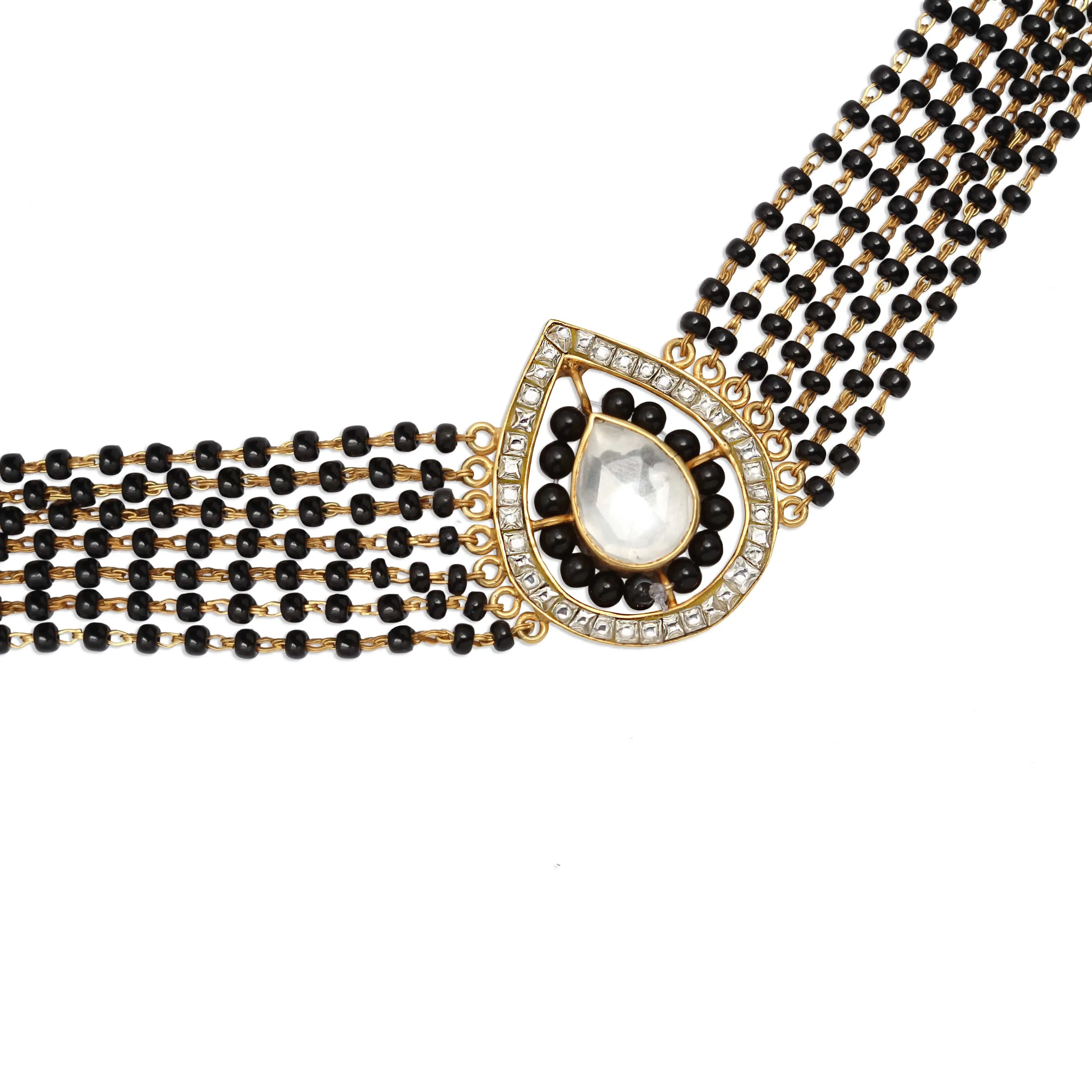 Elegant Silver Mangalsutra Choker