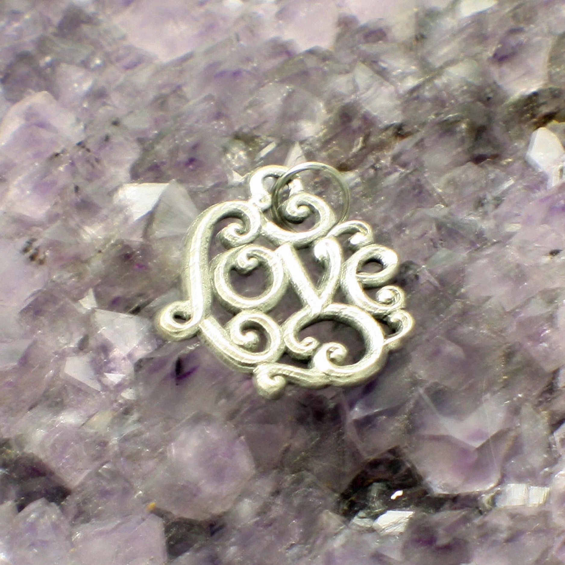 Filigree Love Charm Pendant