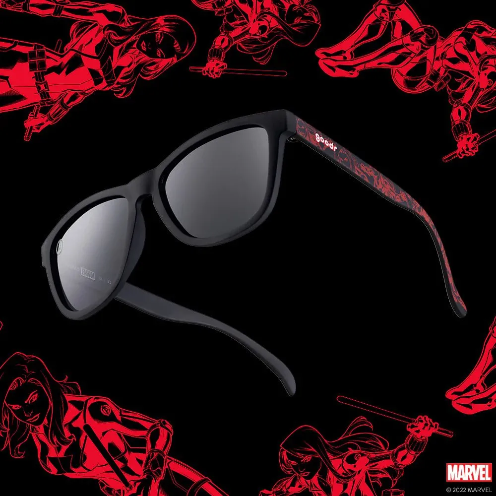 goodr OG Polarized Sunglasses Marvel Avengers - Black Widow Bifocals