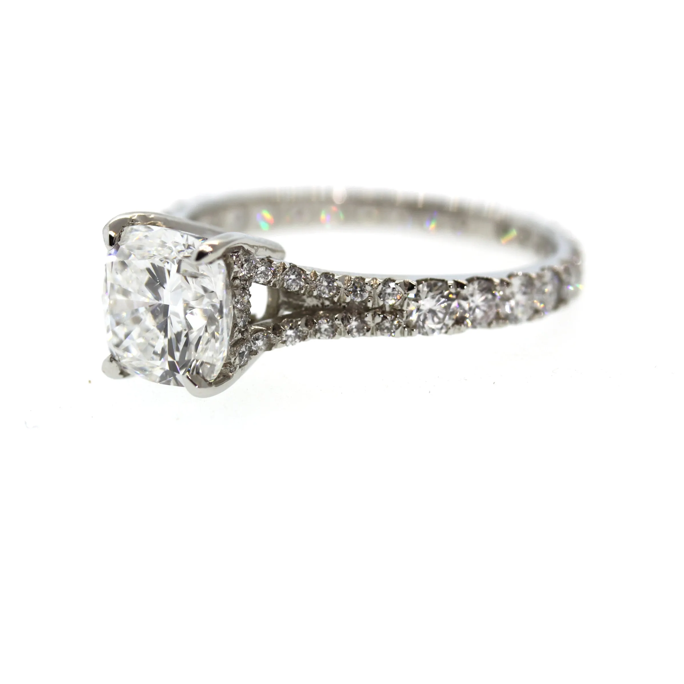 Graduating Diamond Engagement Ring