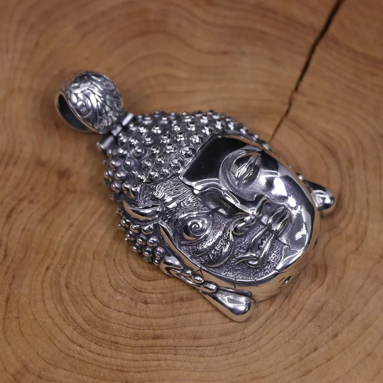 Half Buddha Half Demon Pendant