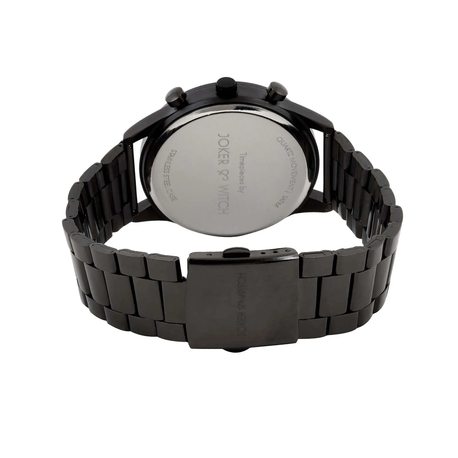 Hudson All Black Metallic Strap Watch