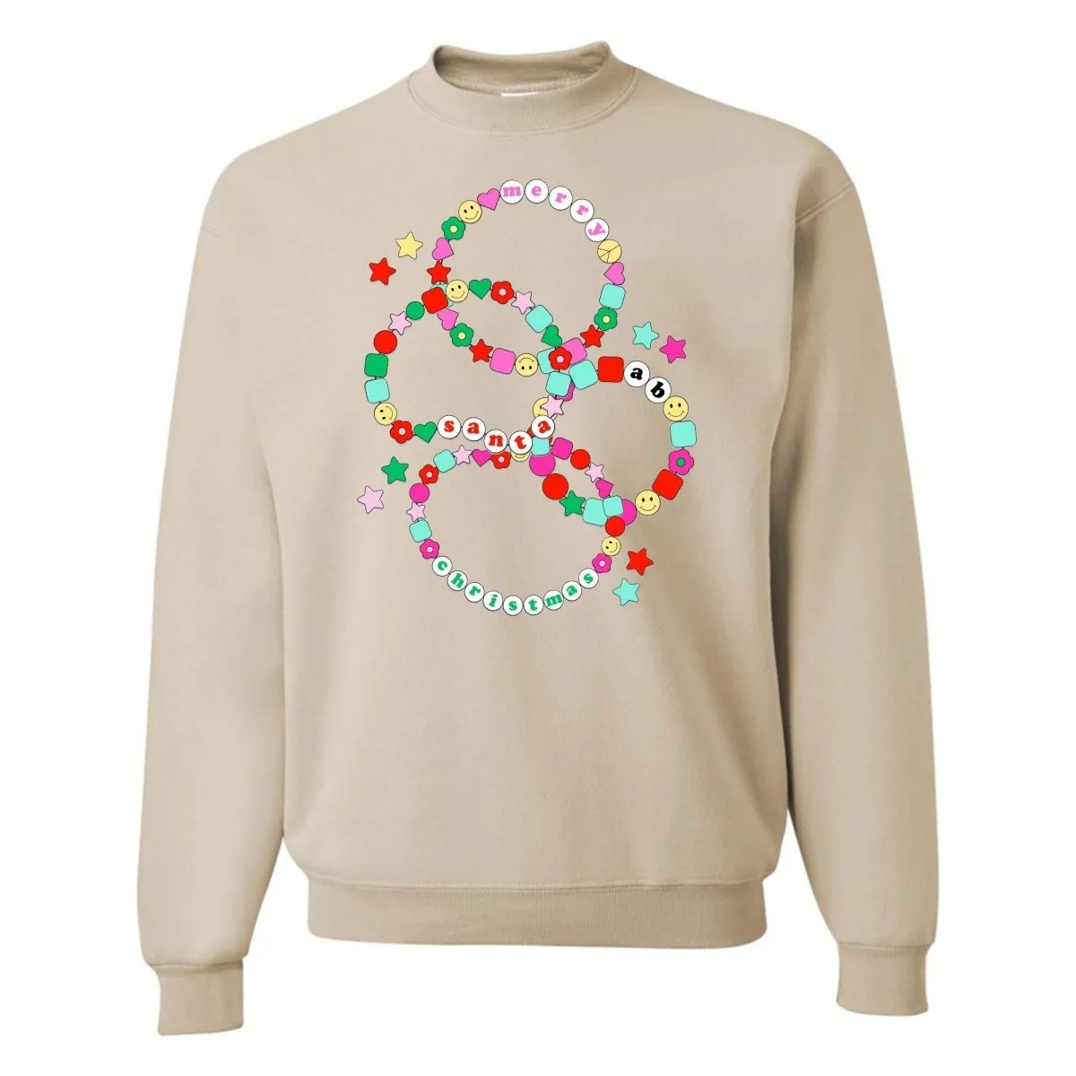 Initialed 'Friendship Bracelets' Crewneck Sweatshirt