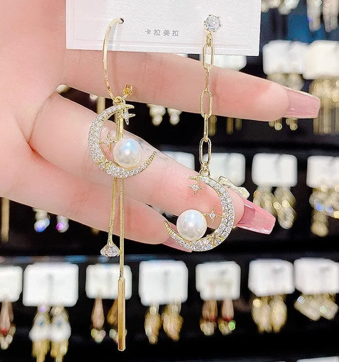 Kawaii Moon Girl Earrings PN6246