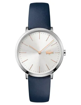 Lacoste Moon Ultra Slim Womens Watch - Blue Strap - Stainless Steel - 30m