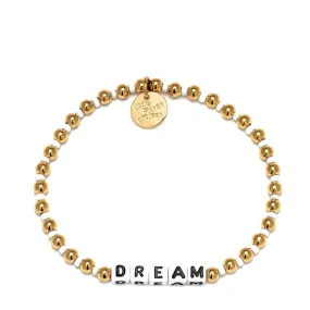 LITTLE WORDS PROJECT | Dream Waterproof Gold Bracelet