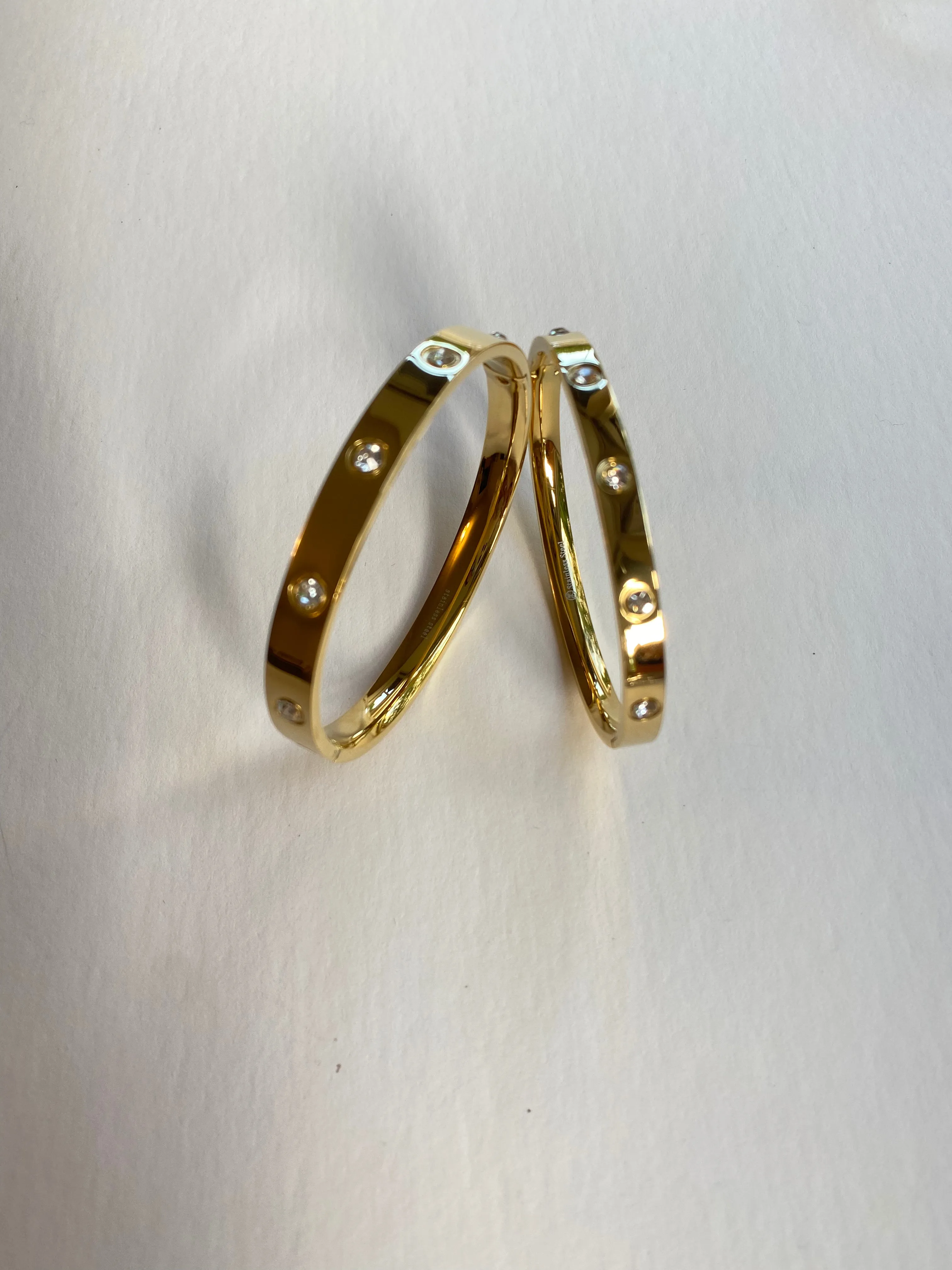 Love Cuff Bracelet | Silver   Gold