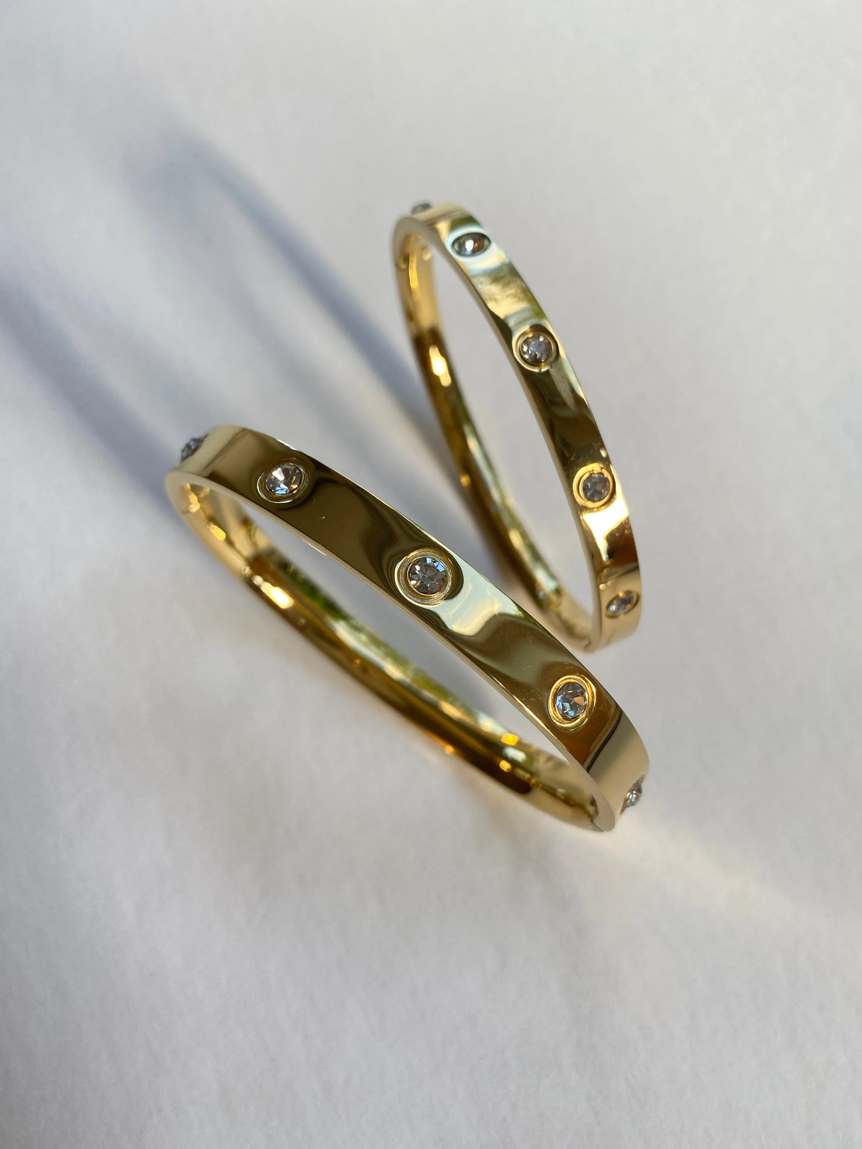 Love Cuff Bracelet | Silver   Gold