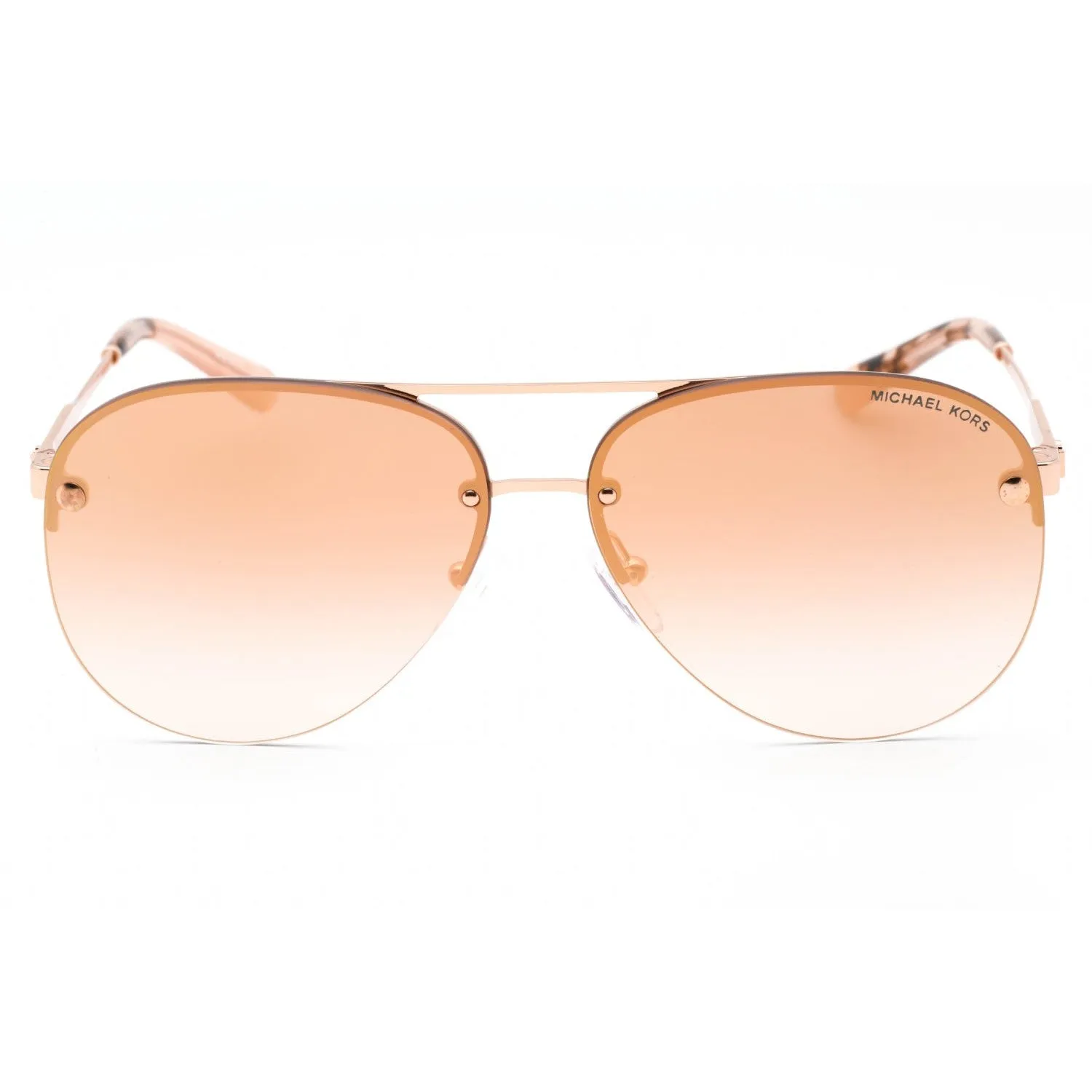 Michael Kors 0MK1135B Sunglasses Rose Gold/Pink Gradient Mirror Women's