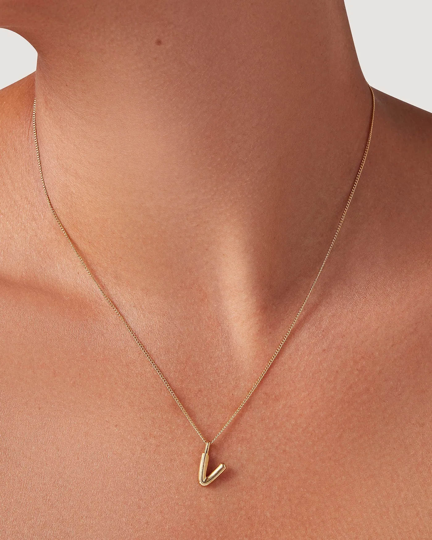 Monogram Necklace - V