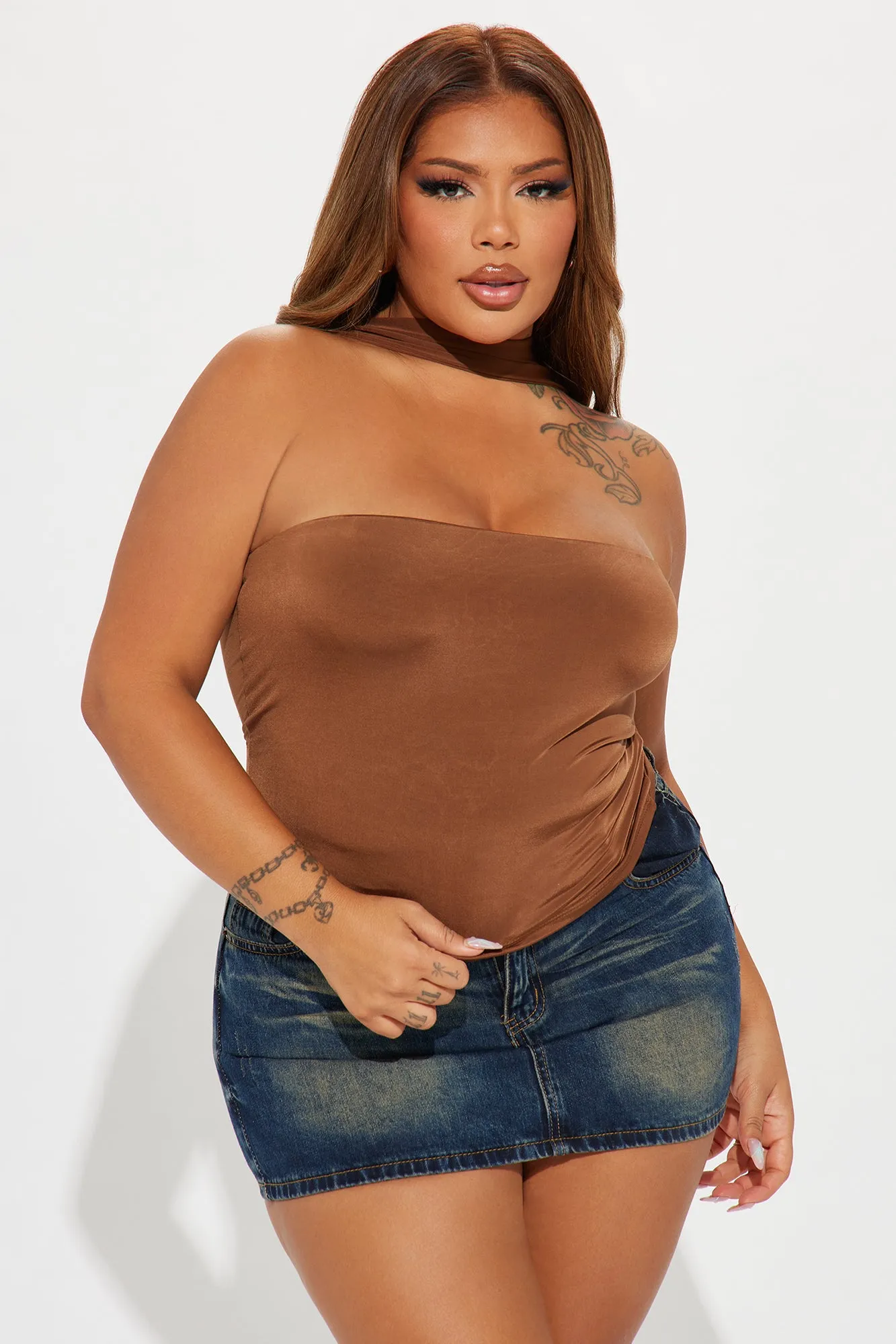 Most Popular Tube Top - Brown