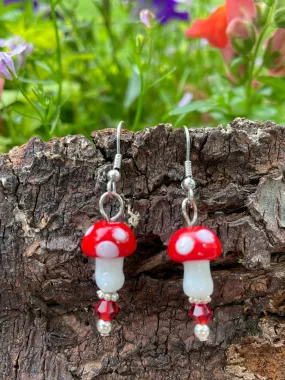 Mushroom Earrings