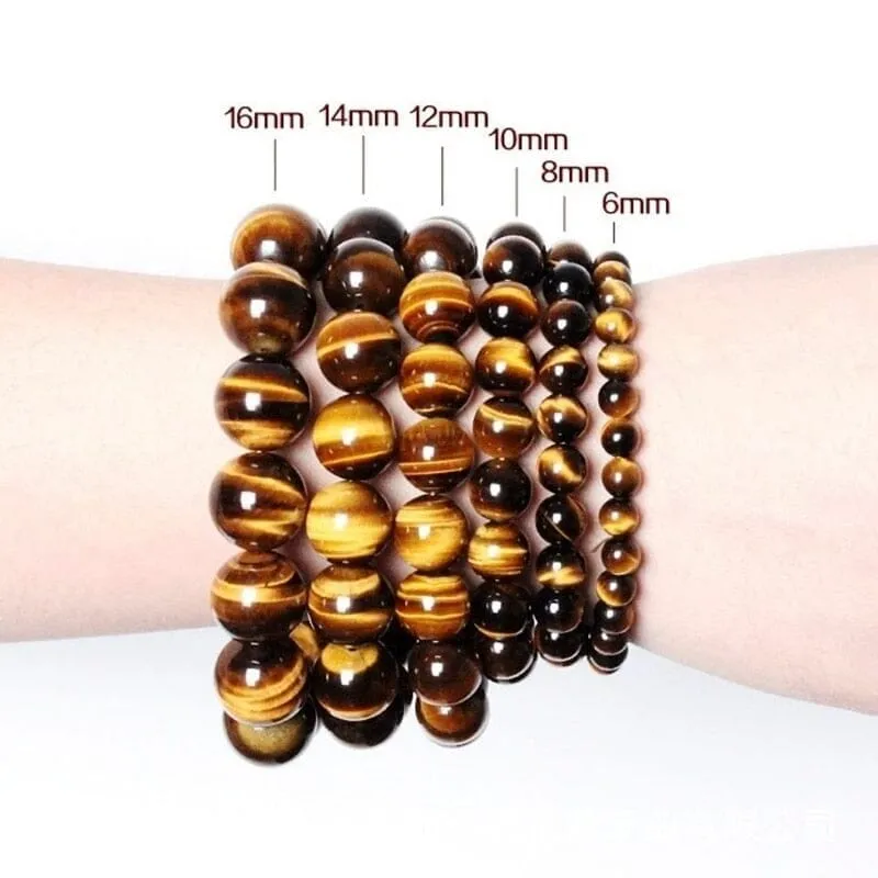 Natural Stone Tiger Eye Bracelet