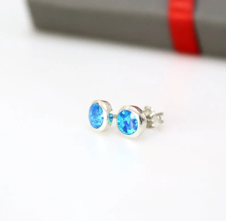 Opal Studs for men