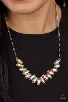 Paparazzi Galaxy Game-Changer Multi Iridescent Necklace