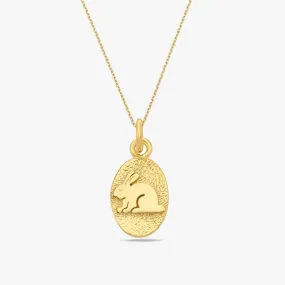 Rabbit Necklace | 14K Gold Vermeil