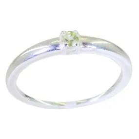 Riyo Flawless Gem Peridot 925 Sterling Silver Ring Enamel Jewelry