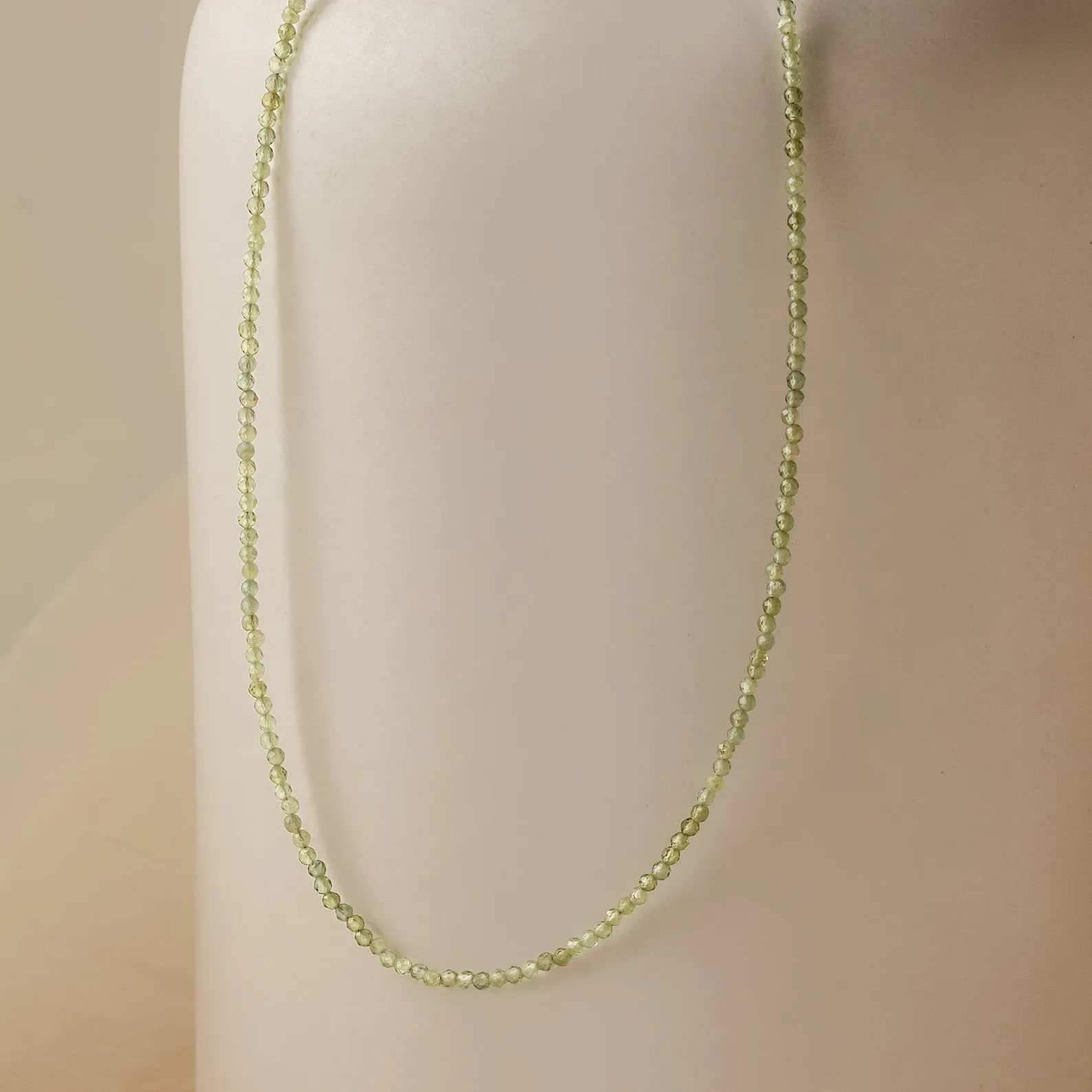 Seafoam Green Beaded Necklace