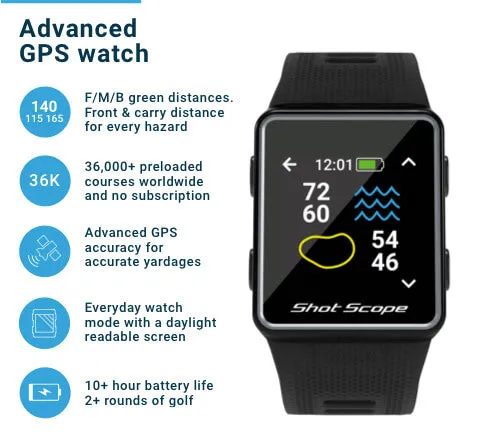 Shot Scope Golf G3 GPS Watch