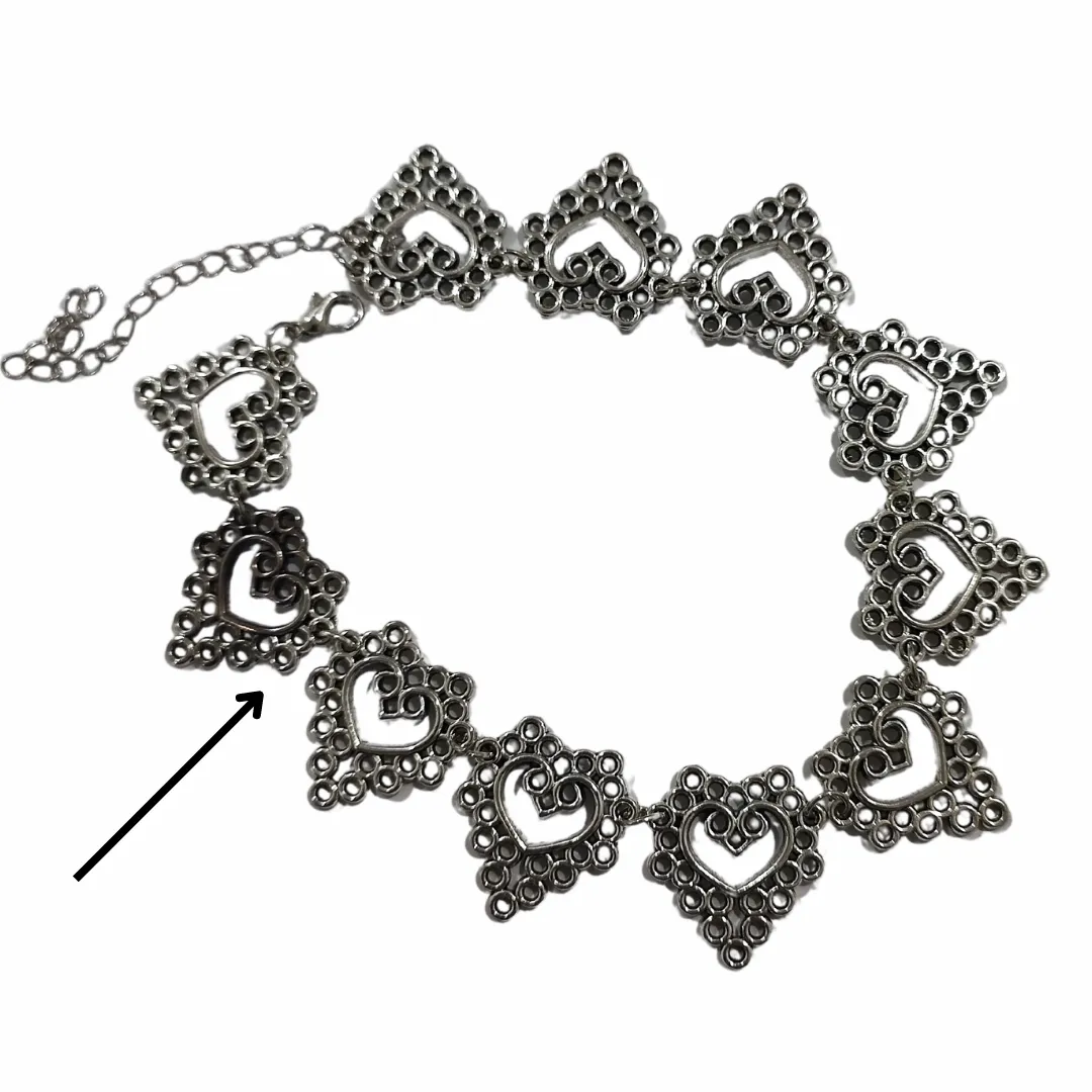 Silver Filigree Choker - Sample