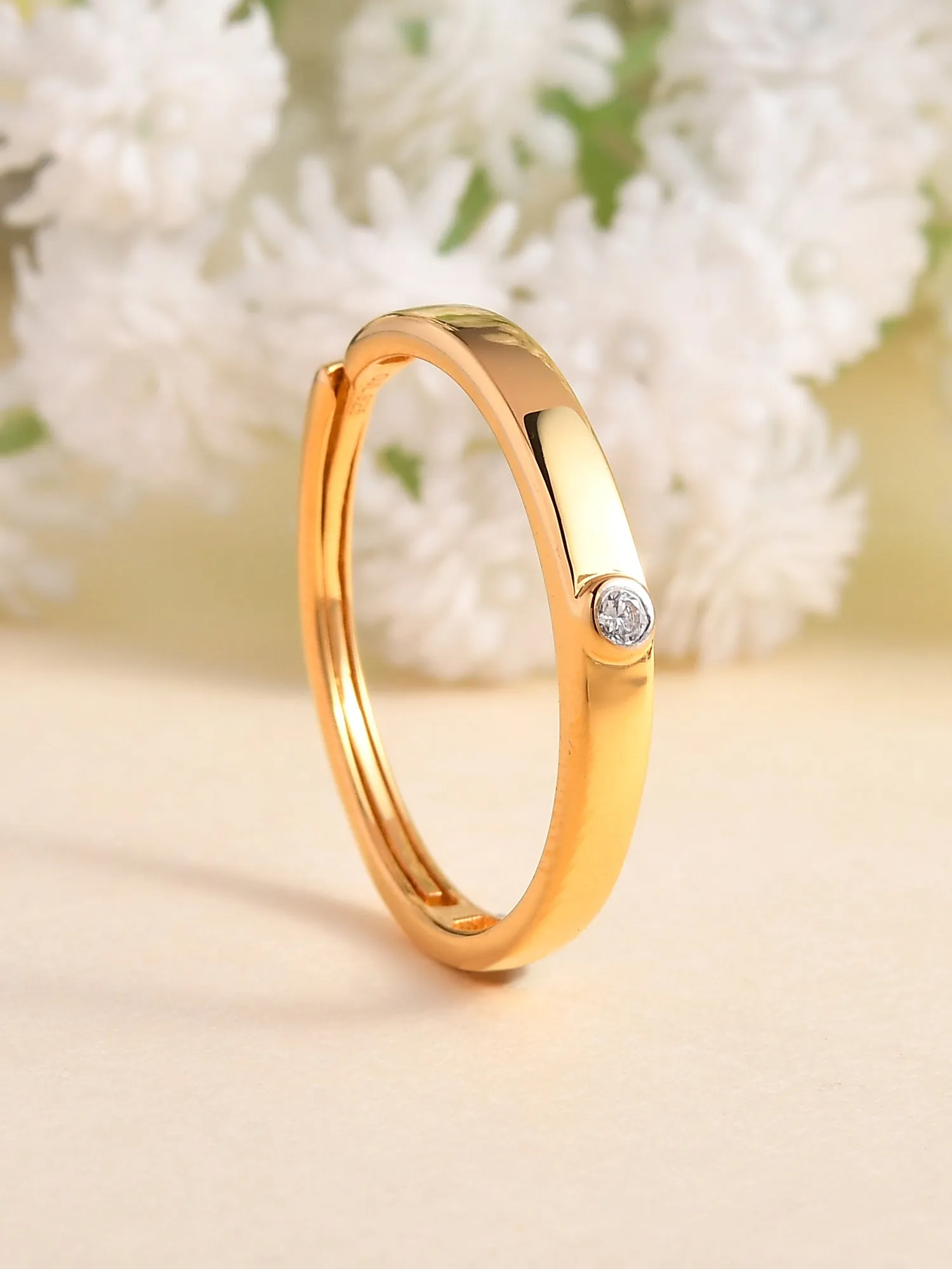 Solitaire Band Ring For Men