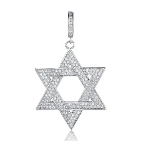 Star of David Pendant - Silver